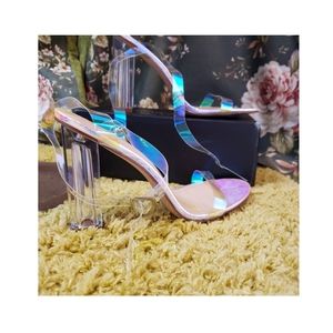 Glass slipper heel